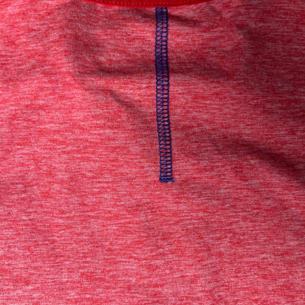 Fanatics Philadelphia Phillies Pullover Mens Large Red Quarter Zip MLB Logo - Picture 9 of 9